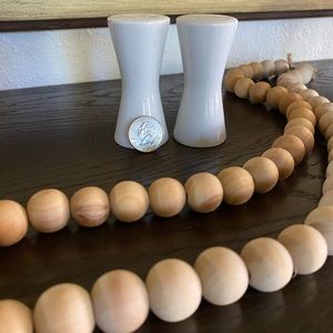 Haviland Eva White Bavaria.Ceramic salt and pepper shakers. Mid century modern.